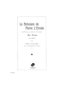 Ave Verum - partition choeur et orgue