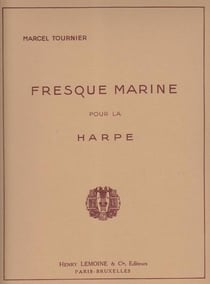 Fresque Marine - partition harpe