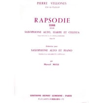 Rapsodie Op.92 - partition saxophone MIB et piano