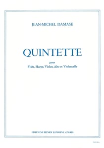 Quintette Op.2 - partition flûte, harpe, violon,