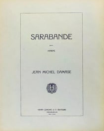 Sarabande Op.8 - partition harpe