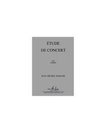 Etude de concert Op.14 - partition harpe