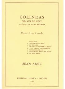 Colindas - partition choeur