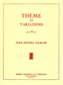 Thème et variations - partition Piano