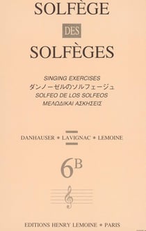 Solfège des Solfèges - sans accompagnement - Volume 6B 