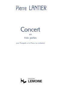 Concert en 3 parties - partition trompette en UT