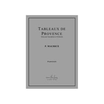 Tableaux de Provence - partition saxophone et orgue