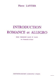 Introduction, romance et allegro - partition trombone