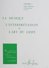 Art du geste Vol.1 - partition Piano