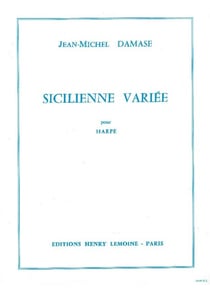 Sicilienne variée - partition harpe