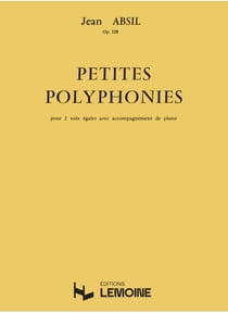 Petites polyphonies Op.128 - partition chœur