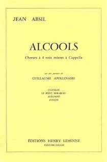 Alcools Op.43 - partition voix