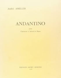 Andantino - partition clarinette
