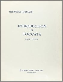 Introduction et toccata - partition harpe