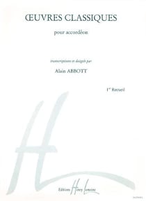 Oeuvres Classiques - Vol.1 - partition accordéon