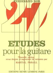 Etudes (27) - partition guitare