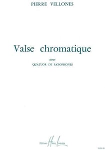 Valse chromatique - partition saxophone
