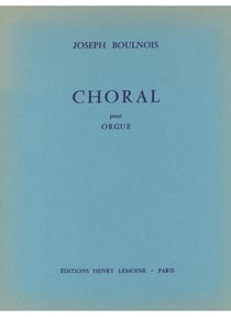 Choral - partition orgue