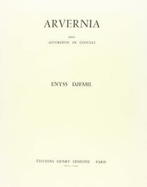 Arvernia - partition accordéon