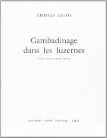 Gambadinage dans les luzernes - partition Piano