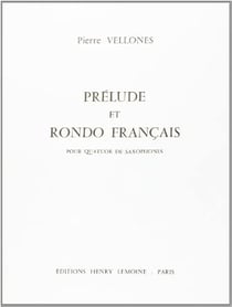 Prélude et Rondo français - partition saxophone