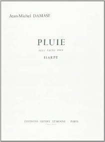 Pluie - partition harpe