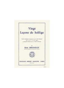 Leçons de solfège (20) en 5 clés sans accompagnement - méthode Solfège