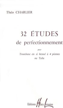 Etudes de perfectionnement (32) - partition trombone