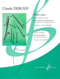 Petite suite - partition clarinette