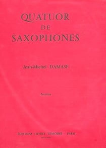Quatuor de saxophones - partition saxophone