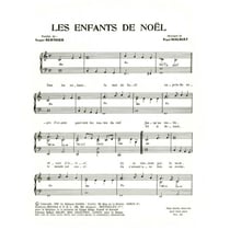 Noël des enfants - partition Piano