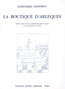 Boutique d'Arlequin - partition Piano
