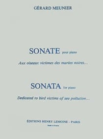 Sonate aux oiseaux victimes des marées noires - partition Piano