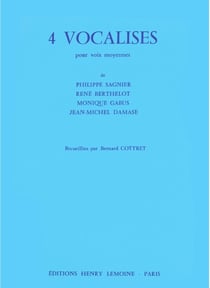 4 Vocalises Vol.1 - partition voix et flûte