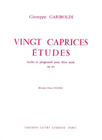 Caprices-études (20) Op.333 - partition flûte