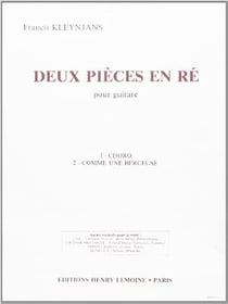 2 Pièces en ré pour guitare - partition guitare