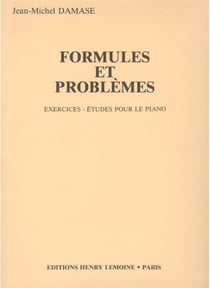 Formules et problèmes - partition Piano
