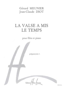 La valse a mis le temps - partition flûte et piano