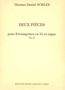 Pièces (2) Op.19 - partition trompette et orgue