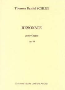  resonate op.22 - partition orgue