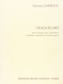 Trace-Écart - partition soprano, alto