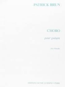 Choro - partition guitare