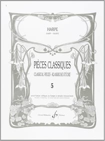 Pièces (5) - partition harpe