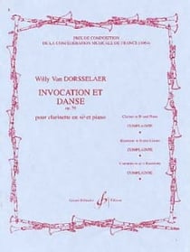 Invocation et Danse - partition Piano