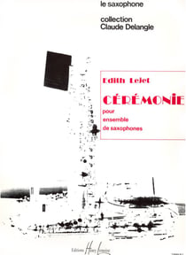 Cérémonie - partition saxophones