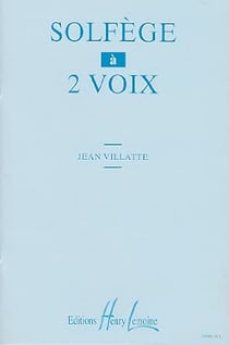 Solfège à 2 voix sans accompagnement - méthode Solfège