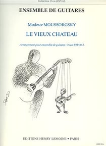 Le Vieux Château - partition guitare