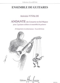Andante du Concerto en sol maj. - partition guitare