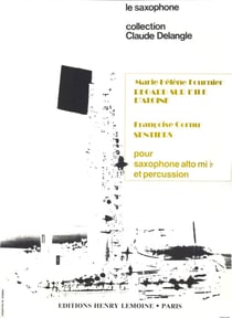 Regard ile d'alcine / sentiers --- saxophone alto et percussion