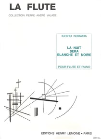 La Nuit sera blanche et noire - partition flûte